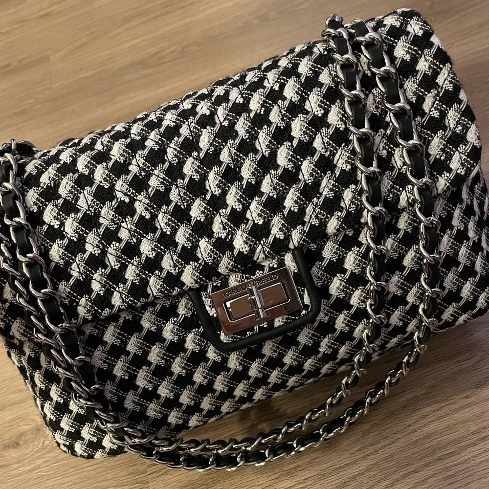 NWT Karl Lagerfeld Paris Large Shoulder Bag